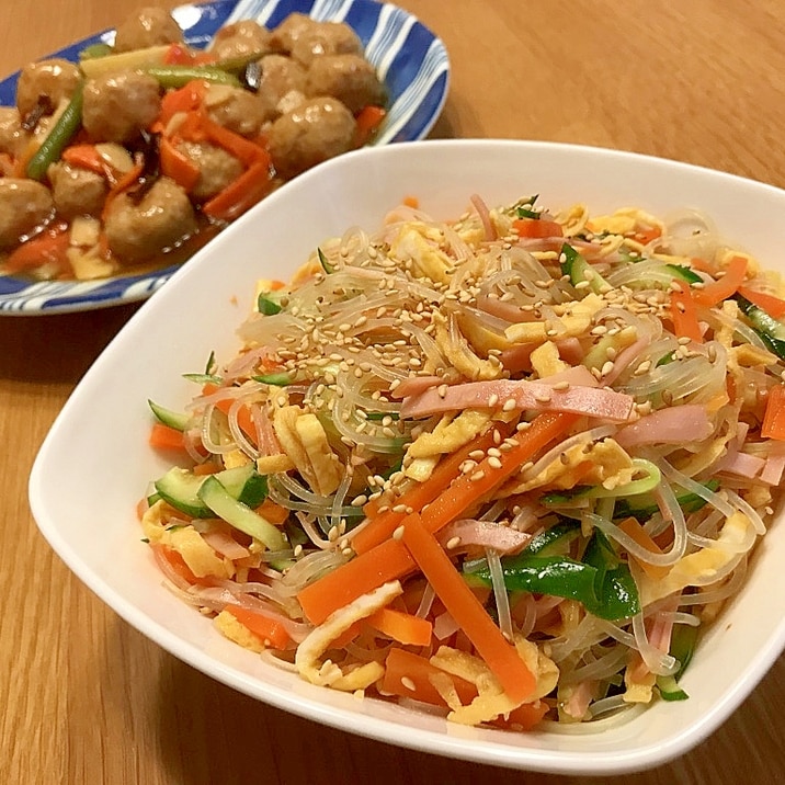 ごま風味春雨サラダ レシピ 作り方 By Chayank ちゃやんく 楽天レシピ